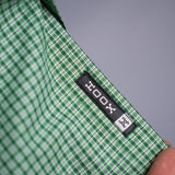 Camisa Manga Curta Verde Menta Microxadrez
