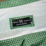 Camisa Manga Curta Verde Menta Microxadrez