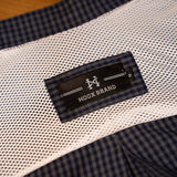 Camisa Manga Curta Azul Petróleo Microxadrez