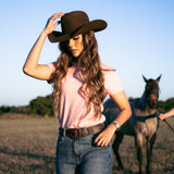 Camiseta Hoox rosa